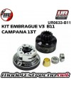 KIT EMBRAGUE ALUMINIO COMPAK V3 B11 MAS CAMPANA Z13 UR0633-B11