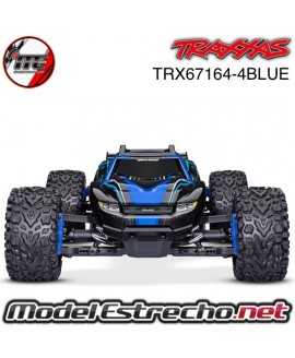 TRAXXAS RUSTLER 4x4 BL-2S BRUSHLESS 1/10 4WD TQ 2.4Ghz AZUL TRX67164-4BLUE