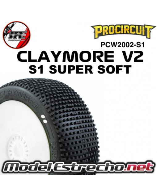 PROCIRCUIT CLAYMORE V2 PEGADAS S1 SUPER SOFT (2U.) PCW2002-S1