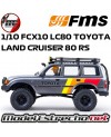 CRAWLER 1/10 TOYOTA LAND CRUISER 80 RS GRIS FMS FMS11042RSGY-SP