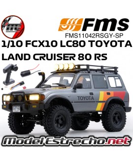 CRAWLER 1/10 TOYOTA LAND CRUISER 80 RS GRIS FMS FMS11042RSGY-SP