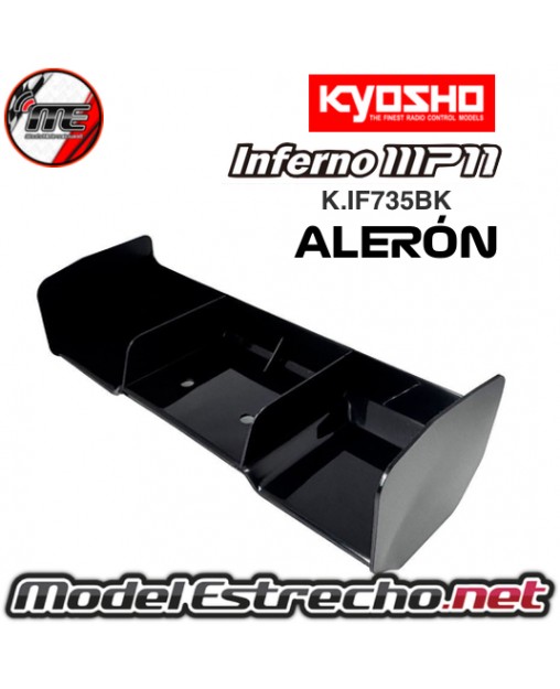 ALERON NAILON NEGRO KYOSHO INFERNO MP11 K.IF735BK