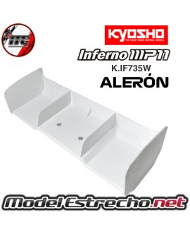 ALERON NAILON BLANCO KYOSHO INFERNO MP11 K.IF735W