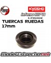 TUERCAS DENTADAS CIEGAS GUN METAL 17 mm KYOSHO INFERNO K.IFW649GM