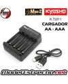 CARGADOR 2 KYOSHO SPEED HOUSE USB MINI-Z (AA-AAA)