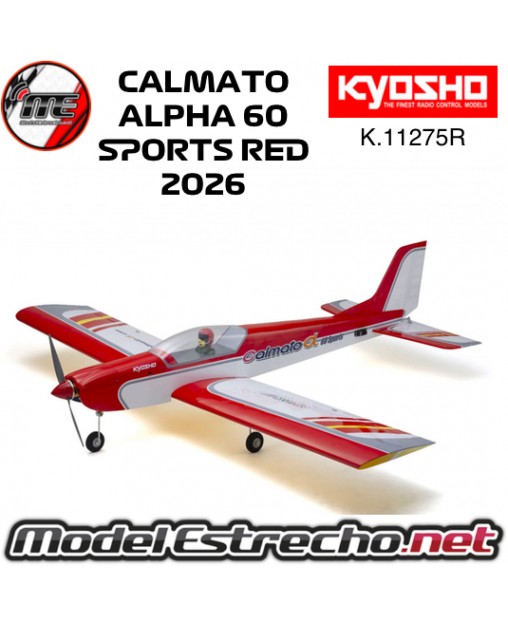 KYOSHO CALAMTO ALPHA 60 SPORTS RED 2026 (EP/GP) K.11275R