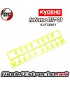 CASQUILLOS SUSPENSION KYOSHO INFERNO MP11AMARILLO K.IF730KY