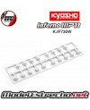 CASQUILLOS SUSPENSION KYOSHO INFERNO MP11 BLANCO K.IF730W
