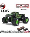 QUAKE GROM 1/16 4x4 BRUSHED MONSTER TRUCK BATERIA Y CARGADOR INCLUIDO VERDE
