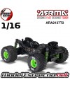 QUAKE GROM 1/16 4x4 BRUSHED MONSTER TRUCK BATERIA Y CARGADOR INCLUIDO VERDE