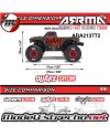 QUAKE GROM 1/16 4x4 BRUSHED MONSTER TRUCK BATERIA Y CARGADOR INCLUIDO VERDE