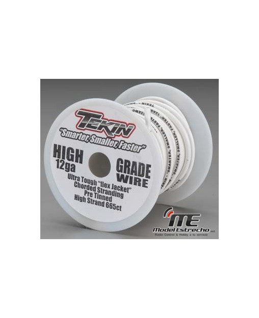 TEKIN CABLE BLANCO 12ga 15m