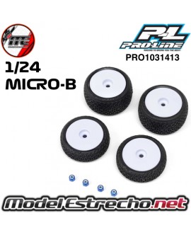 PROLINE 1/24 ELECTRON 2.0 BUGGY 7mm BLANCA MICRO-B PRO1031413
