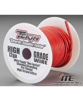 TEKIN CABLE NEGRO 12ga 15,2m