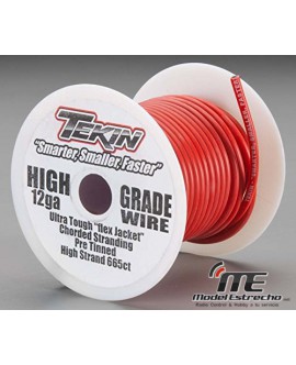 TEKIN CABLE NEGRO 12ga 15,2m