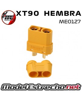 CONECTOR XT90 HEMBRA ANTI CHISPA (1u.)