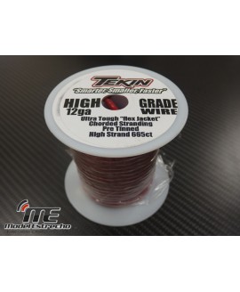 TEKIN CABLE ROJO 12ga 15,2m