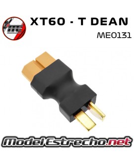 ADAPTADOR XT60 HEMBRA A T DEAN MACHO (1U.) ME0131