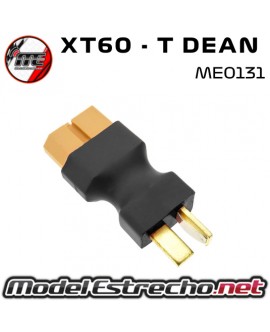 ADAPTADOR XT60 HEMBRA A T DEAN MACHO (1U.) ME0131