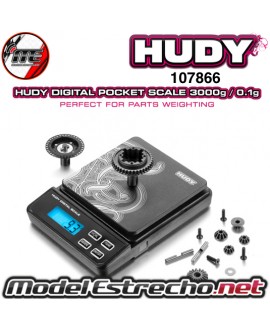 PESO DIGITAL PROFESIONAL HUDY 3000Gr/ 0.1Gr 107866
