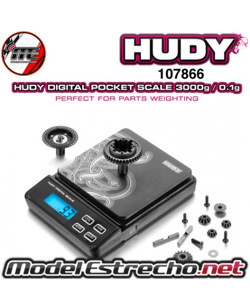 PESO DIGITAL PROFESIONAL HUDY 3000Gr/ 0.1Gr 107866