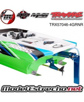 TRAXXAS DCB M41 CATAMARAN RACE BOAT LANCHA RTR TQi BRUSHLESS VERDE