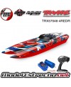 TRAXXAS DCB M41 CATAMARAN RACE BOAT LANCHA RTR TQi BRUSHLESS VERDE
