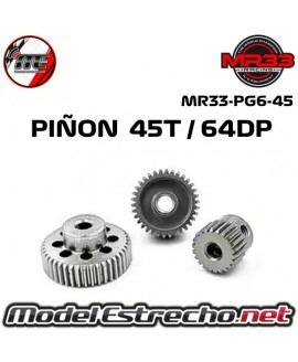 PIÑON 45T PASO 64DP MR33 MR33-PG6-45