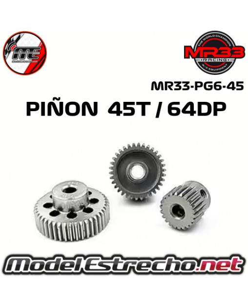 PIÑON 45T PASO 64DP MR33 MR33-PG6-45