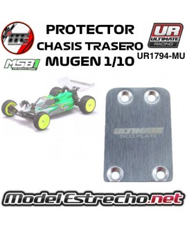 PROTECTOR CHASIS TRASERO MUGEN 1/10 OFF ROAD UR1794-MU