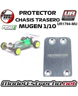 PROTECTOR CHASIS TRASERO MUGEN 1/10 OFF ROAD UR1794-MU