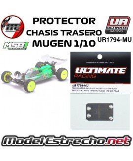 PROTECTOR CHASIS TRASERO MUGEN 1/10 OFF ROAD UR1794-MU