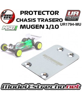 PROTECTOR CHASIS TRASERO MUGEN 1/10 OFF ROAD UR1794-MU