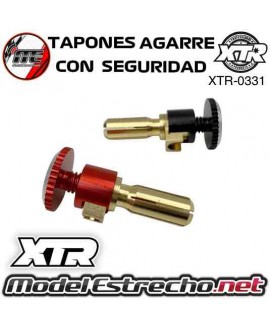 TAPONES AGARRE CON SEGURIDAD MAS BANANA 5mm XTR XTR-0331
