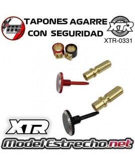 TAPONES AGARRE CON SEGURIDAD MAS BANANA 5mm XTR XTR-0331