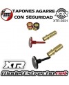 TAPONES AGARRE CON SEGURIDAD MAS BANANA 5mm XTR XTR-0331