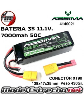 BATERIA Lipo ABSIMA 7000MAH 3S 11.1v. 50C XT90 / T-PLUG 4140021
