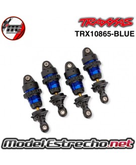 AMORTIGUADOR ALUMINIO AZUL MINI GTR (4U.) TRX10865-BLUE