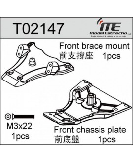 PARTE DELANTERA CHASIS MAS SUPERIOR TEAM C T2 EVO