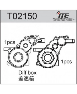 CAJA DIFERENCIAL ENGRANAJE Dif. 2WD TEAM C T2 EVO
