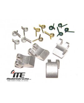 SET ZAPATAS EMBRAGUE ALUMINIO MAS MUELLES