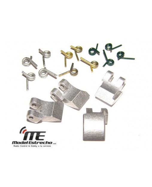 SET ZAPATAS EMBRAGUE ALUMINIO MAS MUELLES