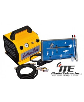 JUEGO COMPRESOR MAS AEROGRAFO