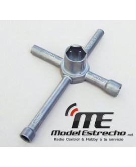 LLAVE RUEDAS THUNDER TIGER 5 PASOS