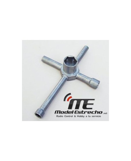 LLAVE RUEDAS THUNDER TIGER 5 PASOS