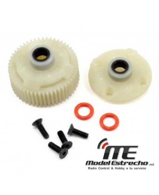 CAJA DIFERENCIA GEAR 52T Dif. 2WD TEAM C T2 EVO