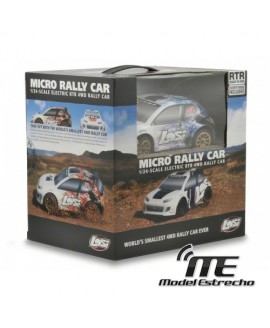 1/24 MICRO BRSHLESS RALLY RTR-INTI. BLUE