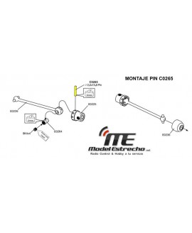 PASADOR CARDAN CENTRAL MUGEN MBX