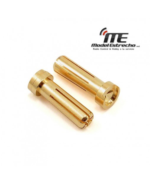 CONECTOR LRP 4mm MACHO ORO (2 U.)