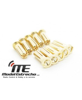 CONECTOR  5mm BANANA MACHO ORO (2 U.)